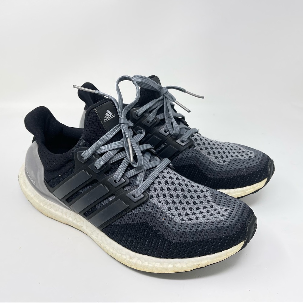 Adidas UltraBoost 2.0 AF5141 Black Grey 2016 Womens Size 9 US Athletic Shoes
